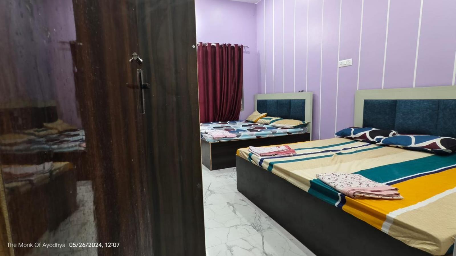 Shree Ayodhya Dham Guest House 300 Meter From Sri Ram Temple Free Pick Up , Drop , Breakfast & Wifi Exterior foto